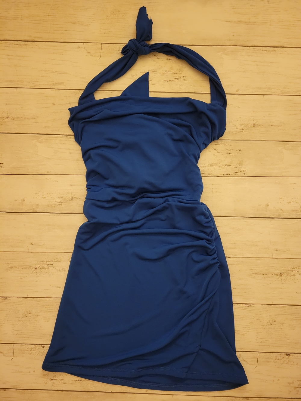 Lucy in the Sky Navy Halter Mini Dress Size XS